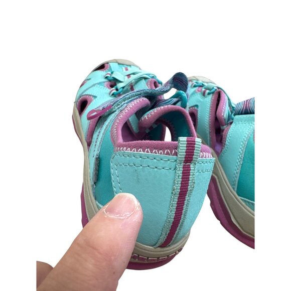 Merrell Hydro Womens Aqua Pink Hiking Water Sandals Size 6 SKU 8301 - Picture 8 of 13